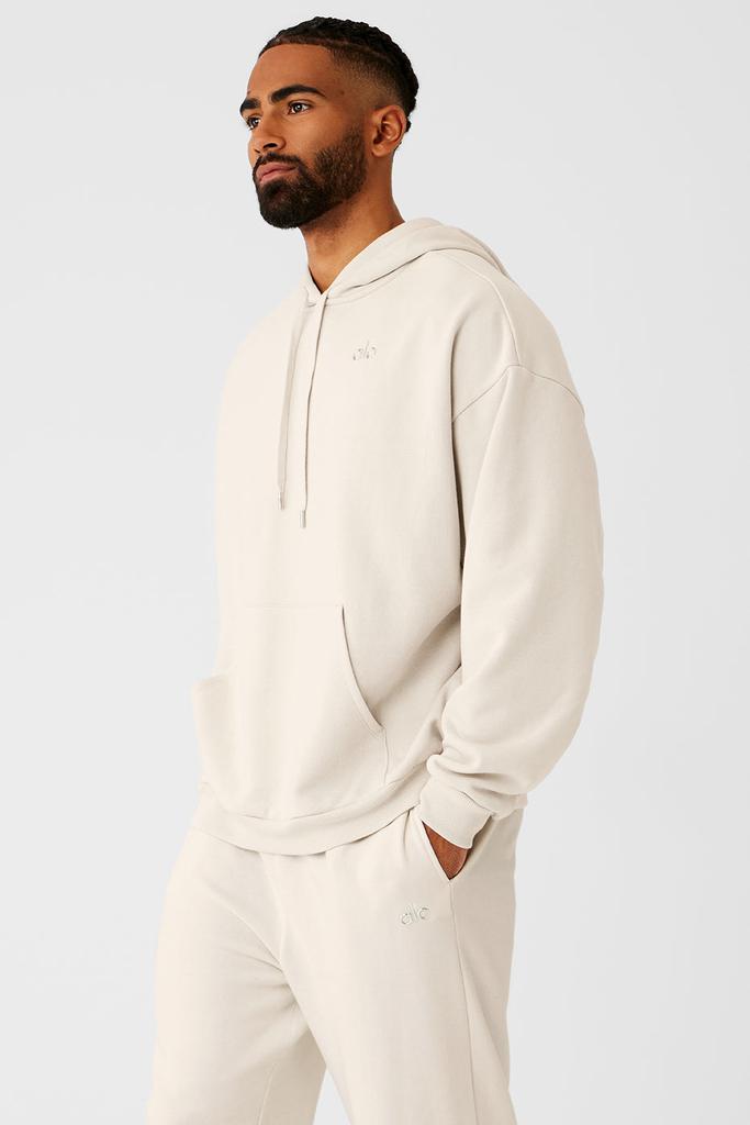 ALO Accolade クルーネック プルオーバー Bone Alo Yoga（アロヨガ）の「【alo】ACCOLADE CREW NECK PULLOVER クルー