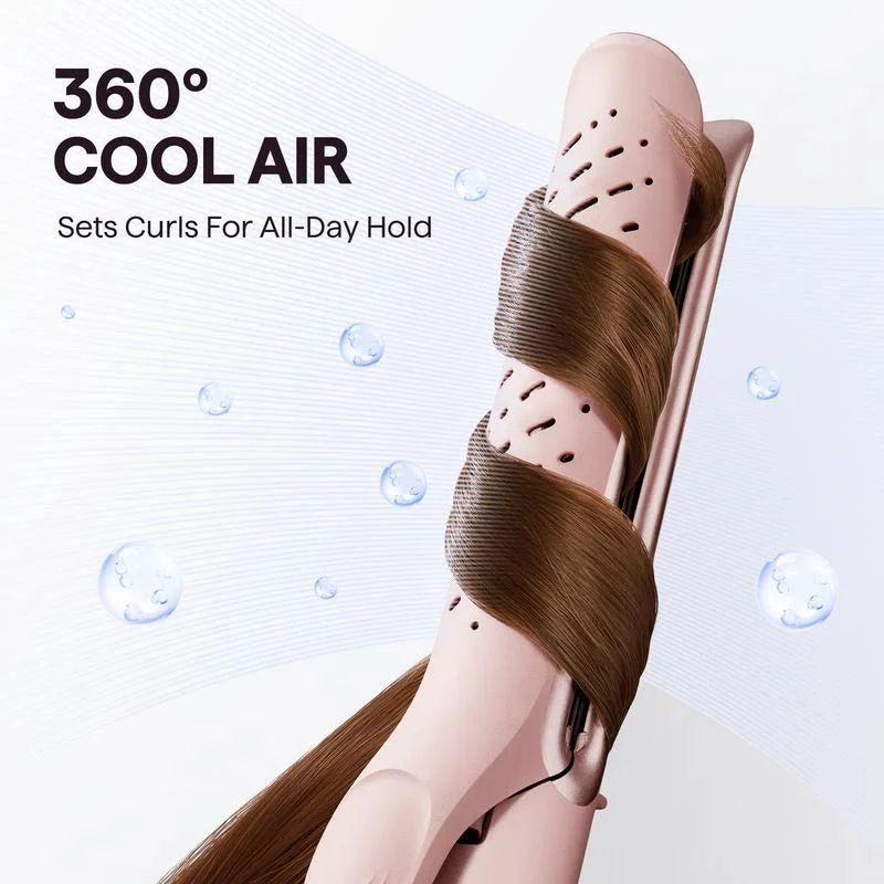 PROXXI Wavytalk Whirlwind Curl, 360° Airflow Styler with 3 Air Modes & LED Display, 2-In-1 Hair Straightener and Curler with Cooling Air Vents to Lock in Style 3
