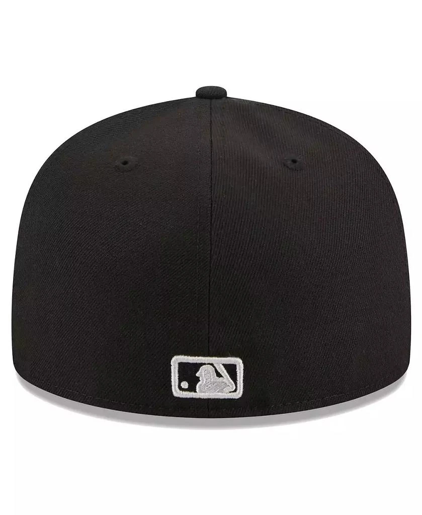 New Era Men's Black New York Yankees Quilt 59FIFTY Fitted Hat 2