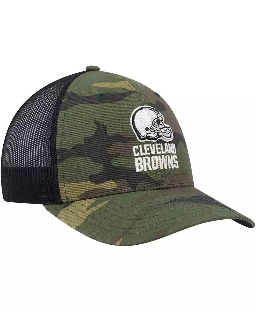 47 Brand Men's Camo, Black Cleveland Browns Trucker Adjustable Hat 4