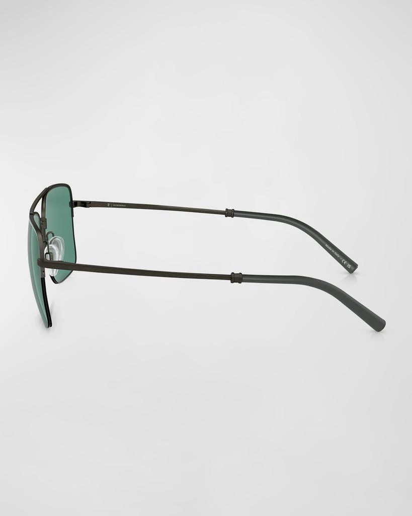 Oliver Peoples Men's R-2 Metal Aviator Sunglasses 2