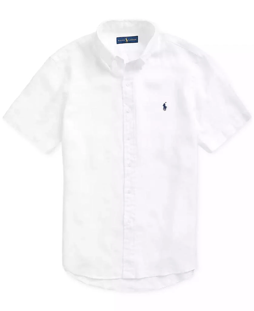 Ralph Lauren Men's Short-Sleeve Linen Button-Up 7