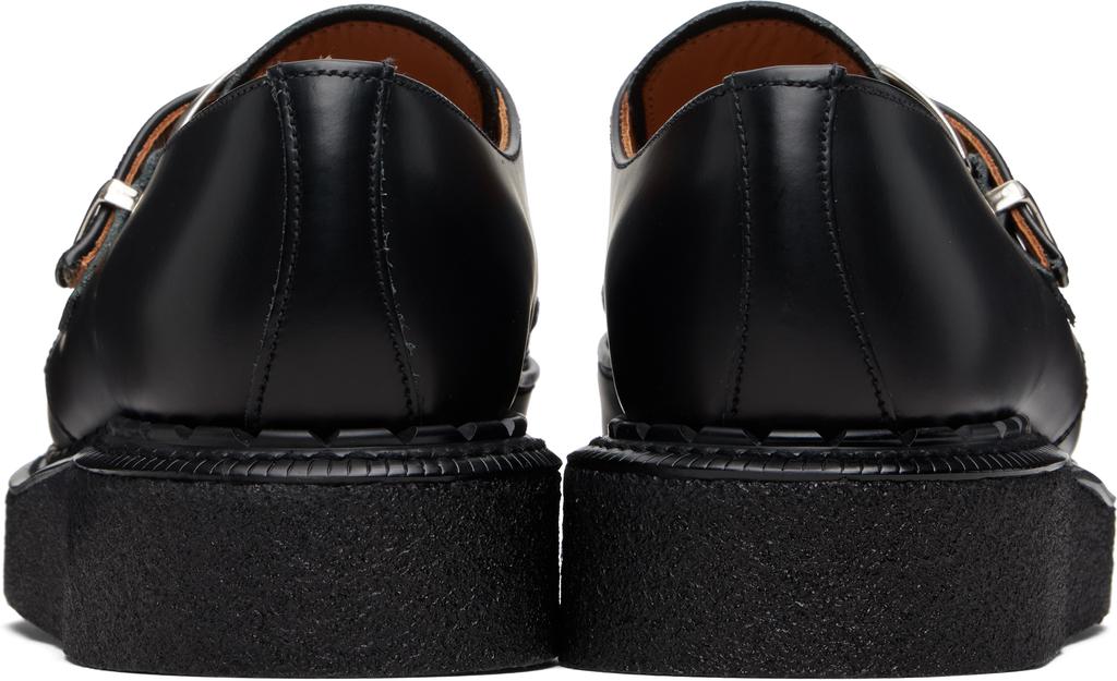 George Cox Black Diano Monkstraps