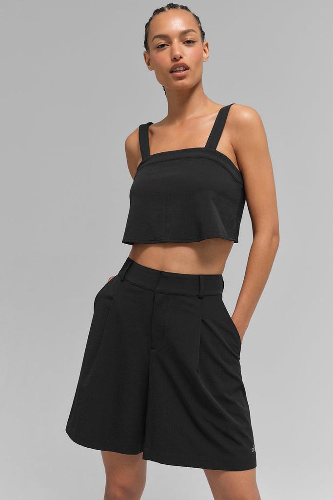 Alo Cropped Dreamscape Tank - White