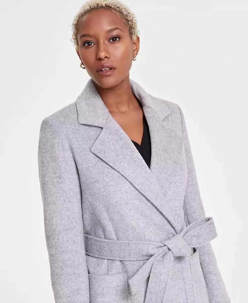 Sam Edelman Women's Shawl-Collar Belted Wrap Coat 3