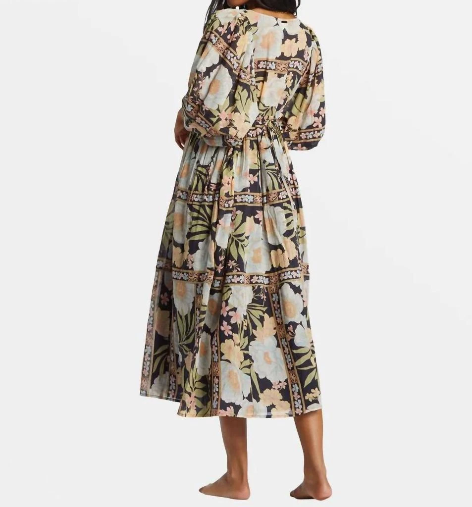 Billabong Lost Cove Midi Dress In Black Sands 3