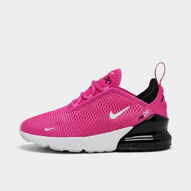 NIKE Girls' Little Kids' Nike Air Max 270 Casual Shoes 1