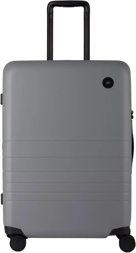 Monos Gray Expandable Check-In Medium Suitcase 4