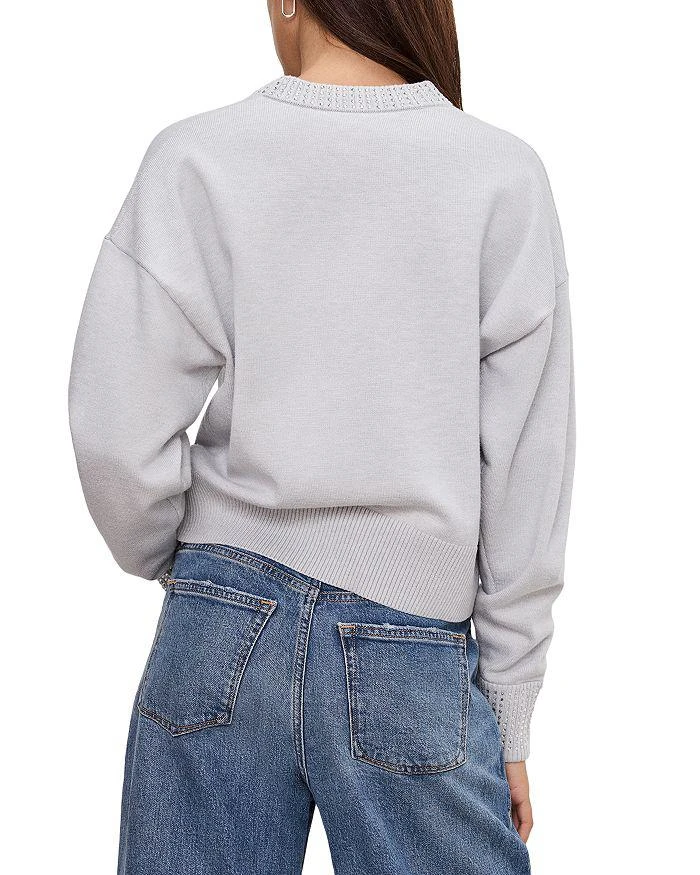 Good American Crystal Crewneck Sweatshirt 3