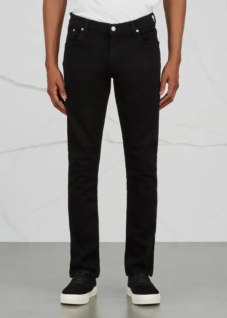 Citizens of Humanity Bowery black slim-leg jeans 2