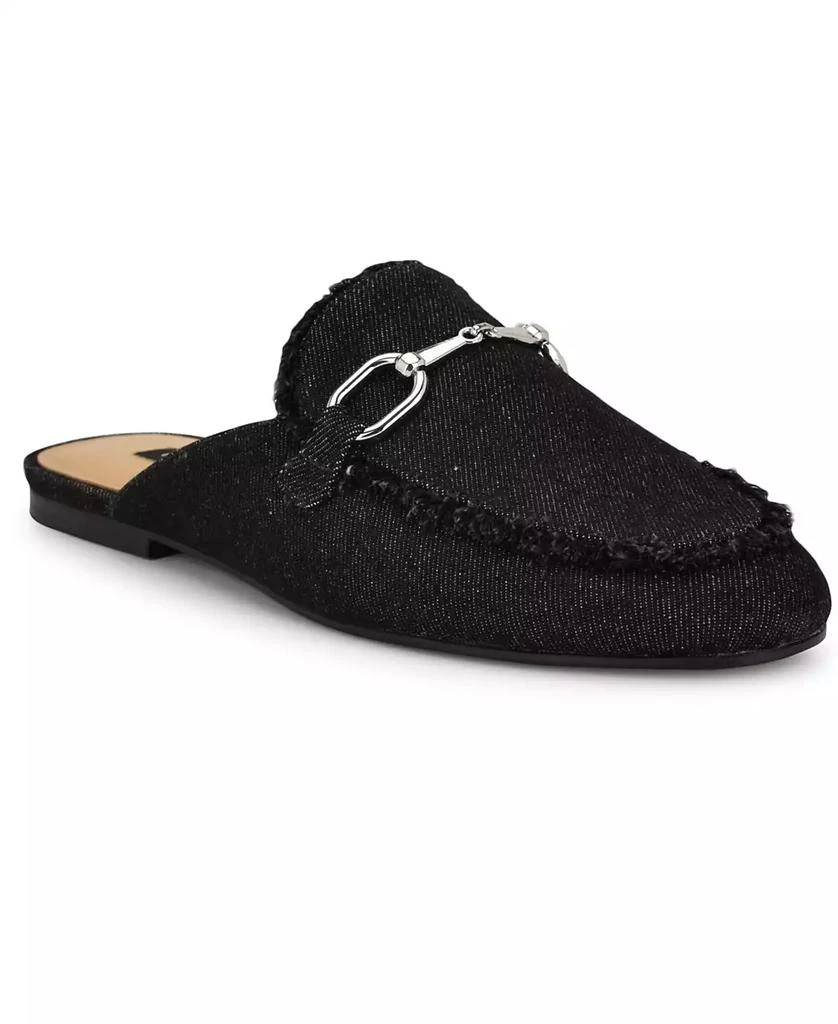 Nine West Women's Bivey Frayed Slip-On Mules 1