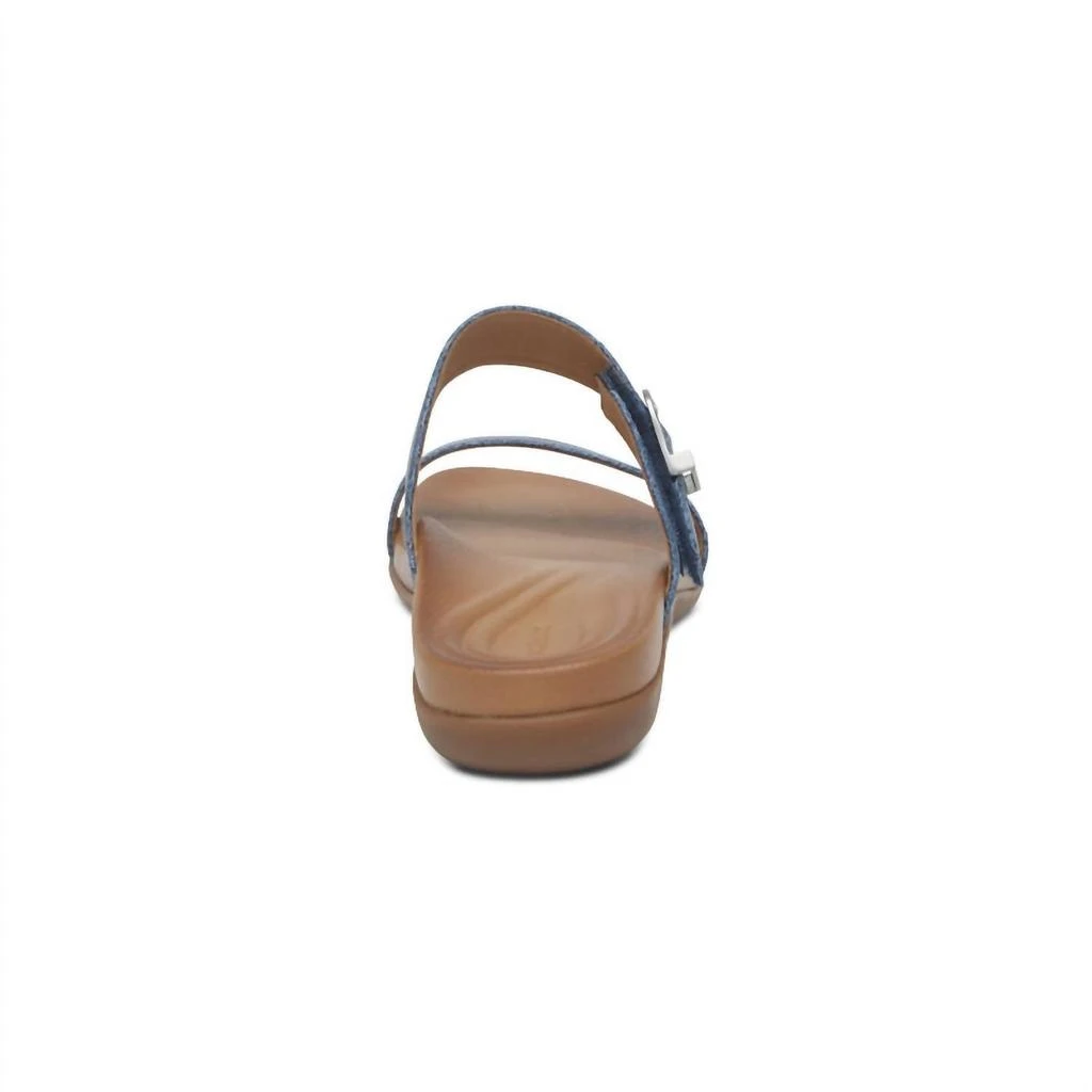 Aetrex Women's Mimi Sandal In Navy 4