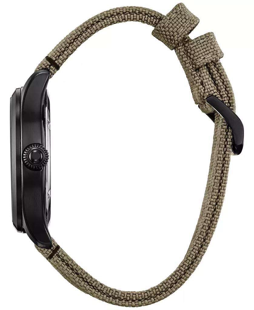 Citizen Eco-Drive Men's Star Wars Yoda Beige Nylon Strap Watch 42mm