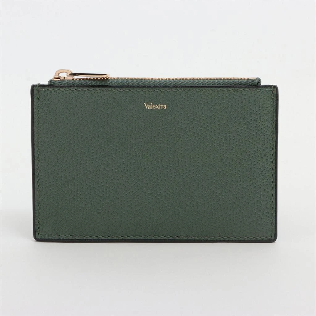 VALEXTRA Leather Card Case (Pre-Owned) 1