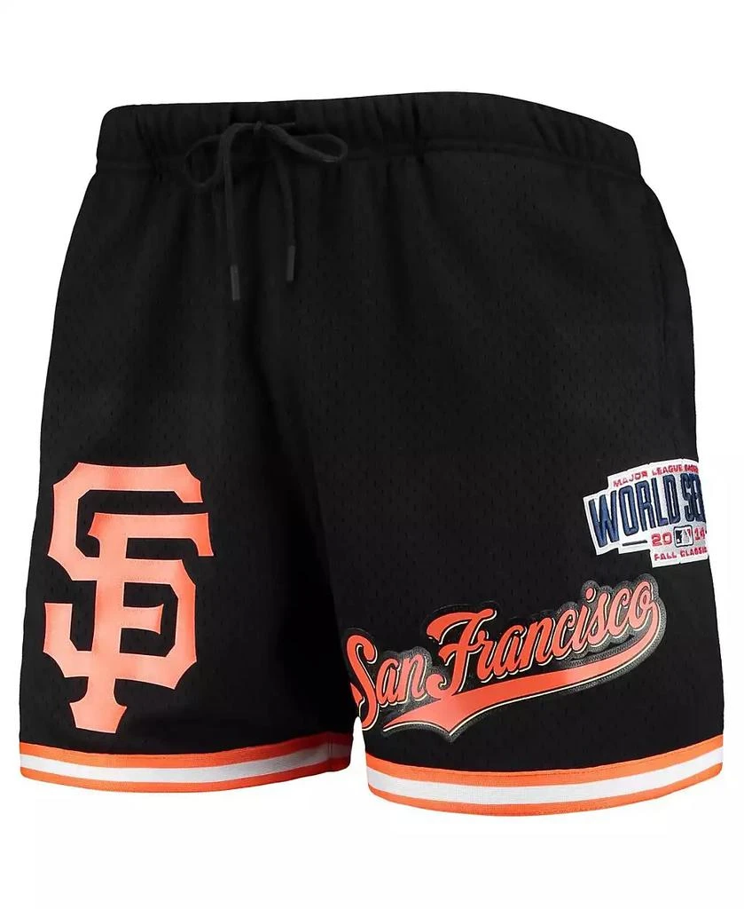 Pro Standard Men's Black San Francisco Giants 2014 World Series Mesh Shorts 2
