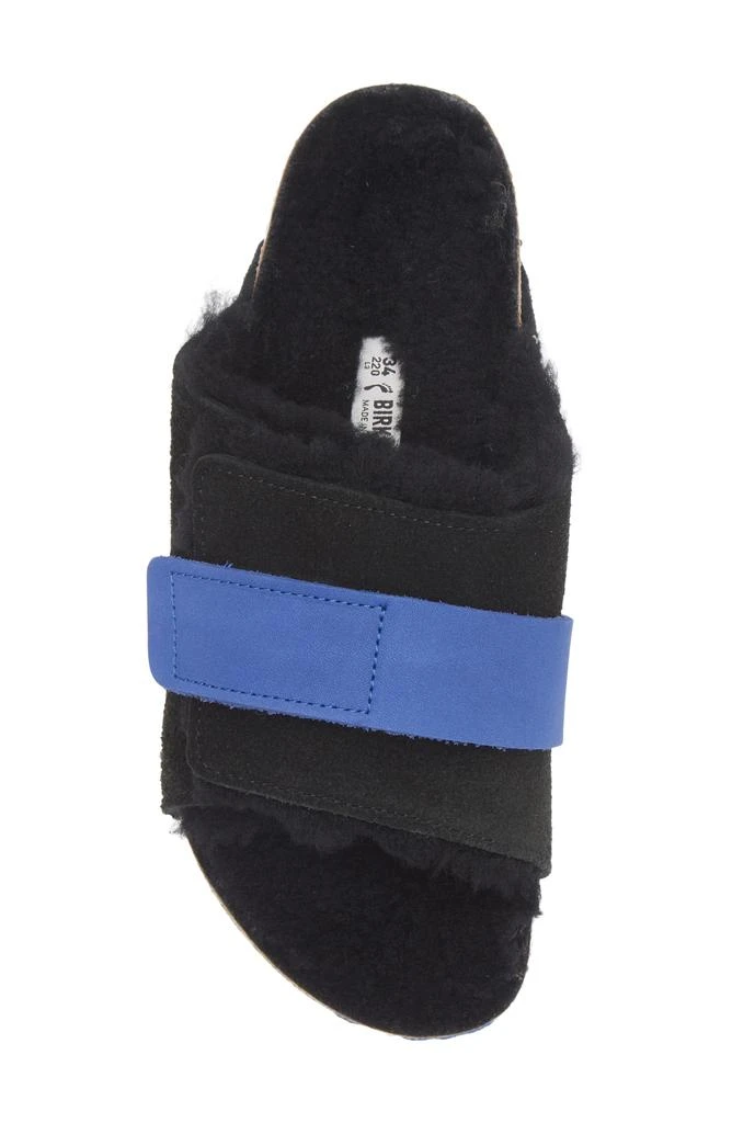 Birkenstock Kids
 Kyoto Genuine Shearling Lined Slide Sandal 5