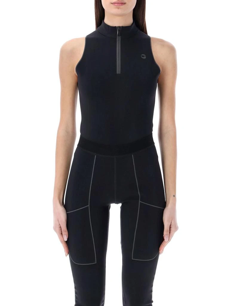 COPERNI Coperni Logo-Printed High Neck Zipped Top 1