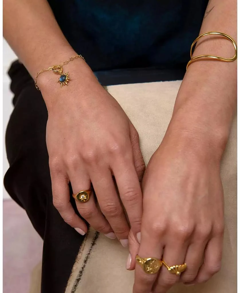 Ottoman Hands Labradorite Sun Charm 3