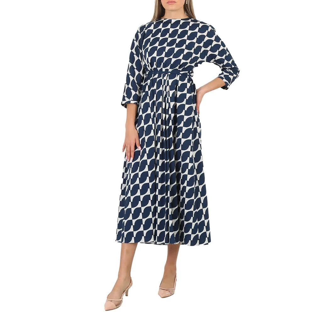 Max Mara 'S Max Mara Echo Cotton Poplin Dress In Ultramarine 3