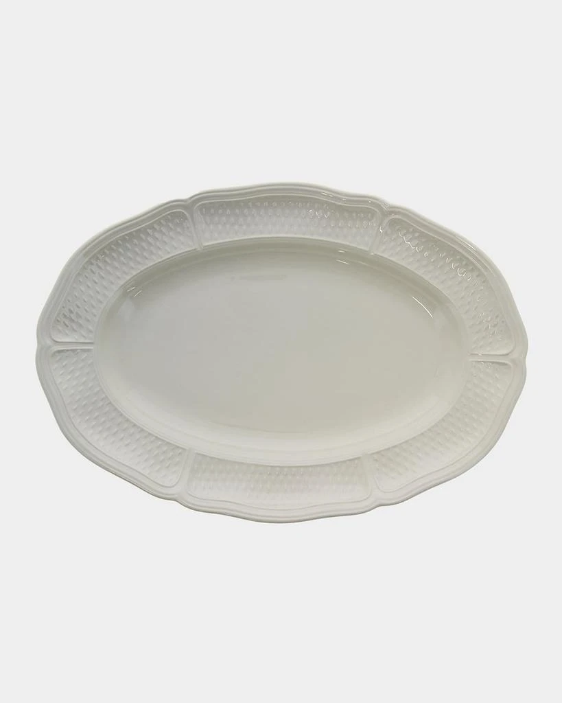 Gien Pont Aux Choux White Oval Platter from Neiman Marcus