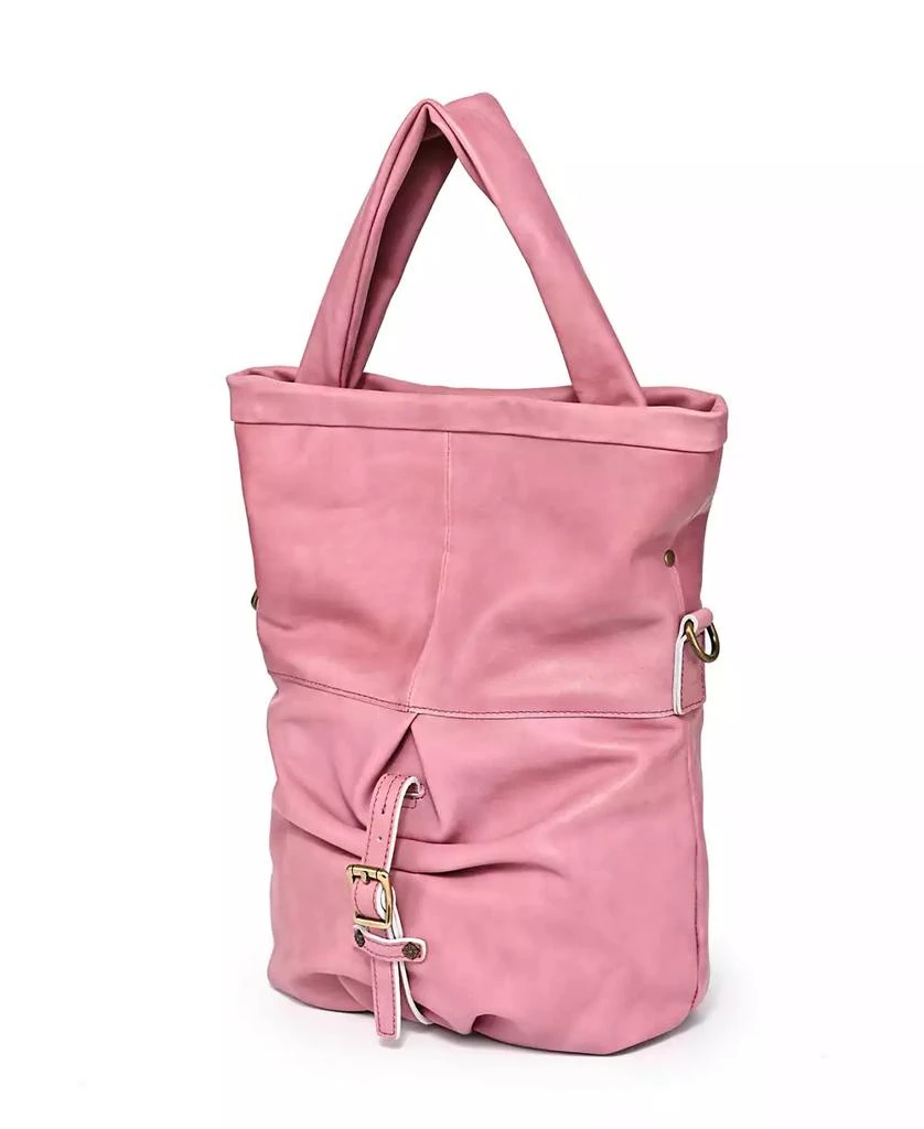 OLD TREND Sweet Lotus Leather Bucket Bag 11