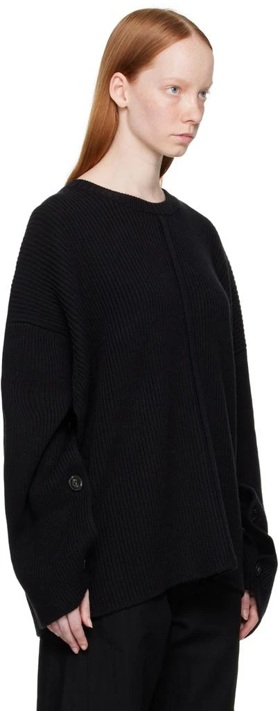 Peter Do Black Cape Sweater 2