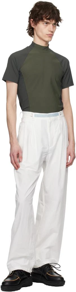 Hyein Seo White Wide Trousers 4