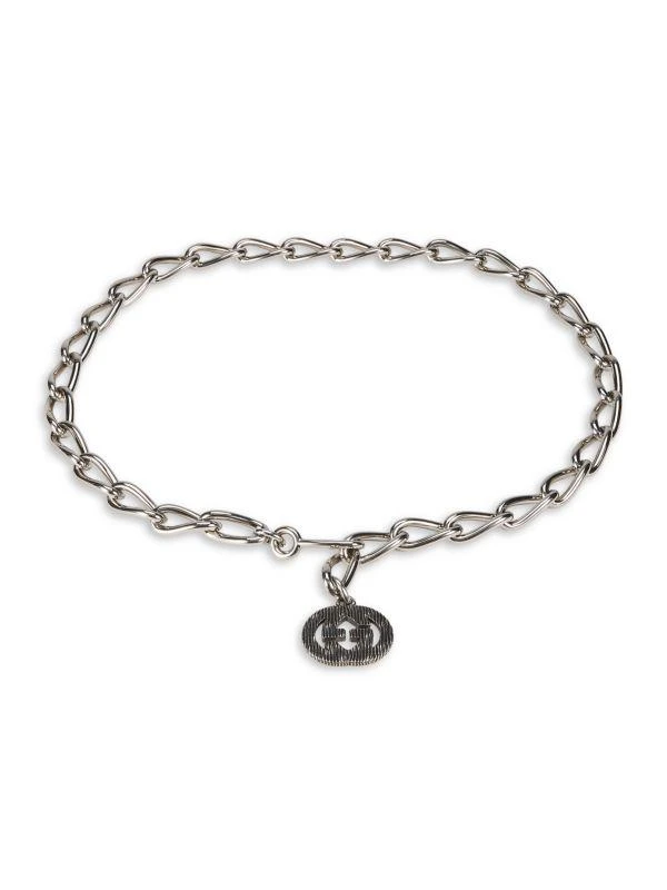 Gucci GG Logo Chain Metal Belt 1