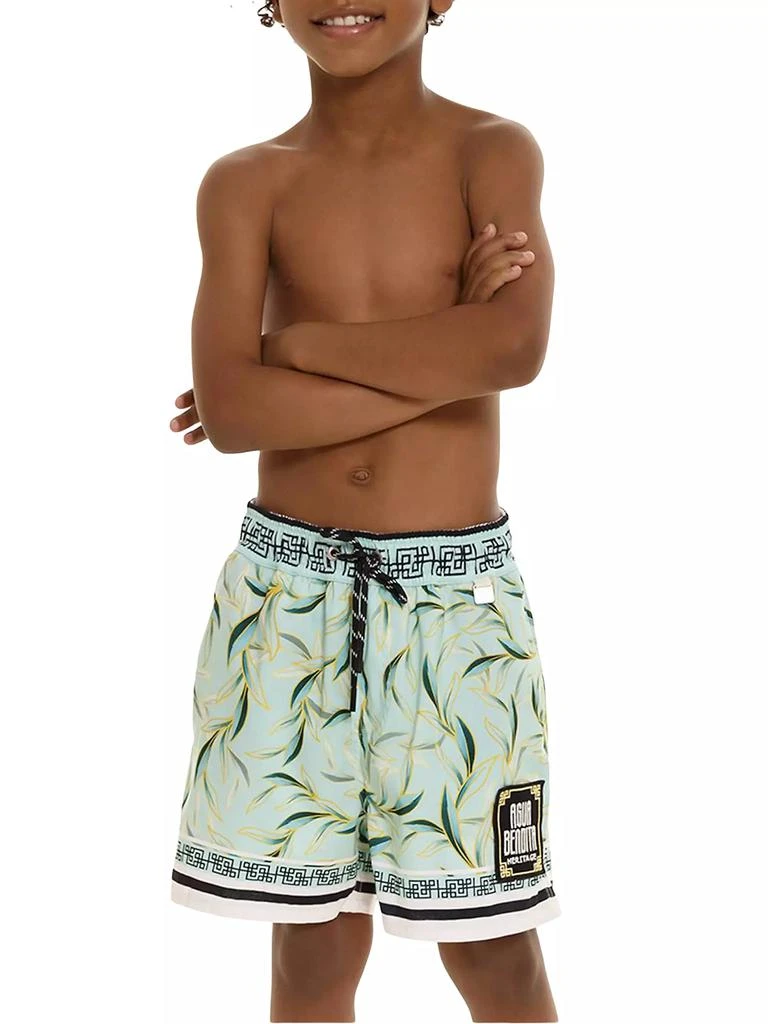 Agua Bendita Little Boy's & Boy's Diving Into Dreams Nick Korin Swim Trunks 5