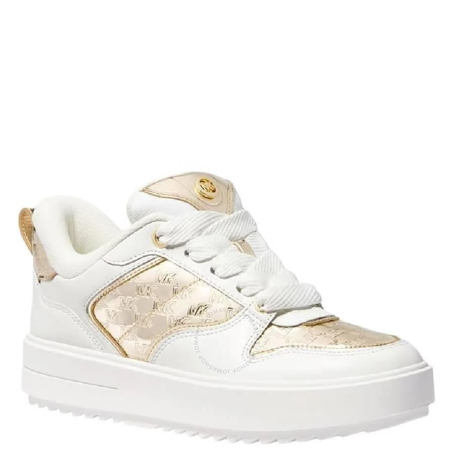 Michael Kors Rumi Embossed Logo Leather Sneakers 2