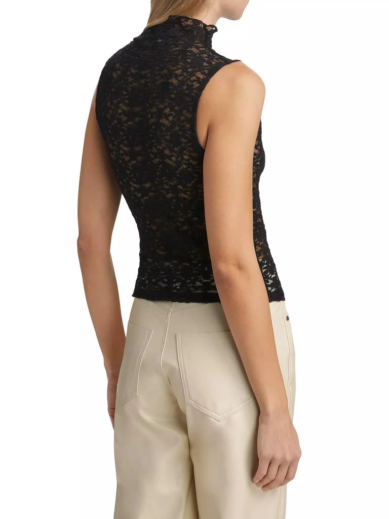 VERONICA BEARD Alora Lace Sleeveless Top 5