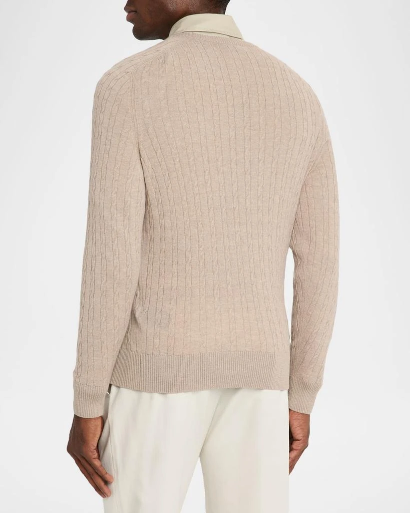 Dunhill Men's Cashmere Cable Knit Crewneck Sweater 3