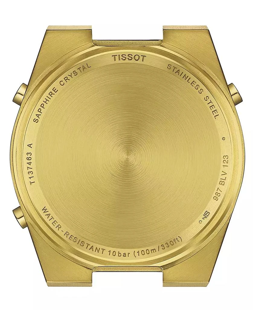 Tissot Men's Digital PRX Gold PVD Stainless Steel Bracelet Watch 40mm 3