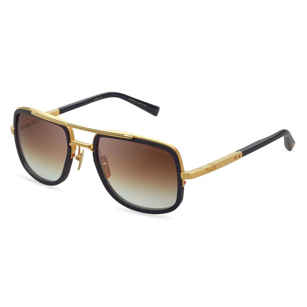 Dita MACH-S DT DTS412-A-01 Unisex Aviator Sunglasses