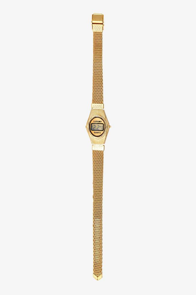 Los Angeles Apparel WCHRA56 - Tiny Oval Metal Mesh Luxury Watch 2
