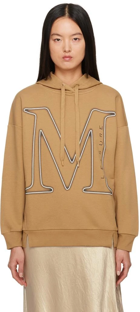 Max Mara Leisure Brown Printed Hoodie 1