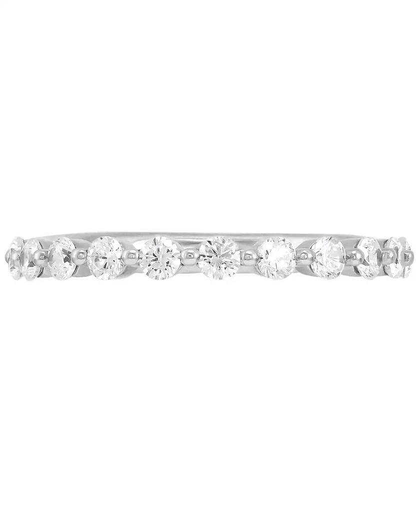 Grown With Love Certified Lab Grown Diamond Anniversary Band (1/2 ct. t.w.) in 14k White Gold 3