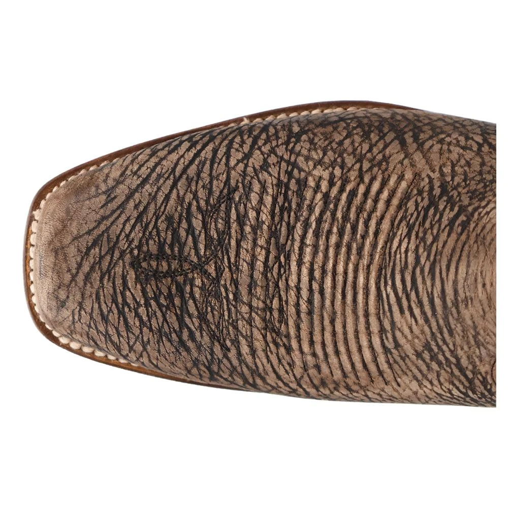 Dan Post Boots Mauney Embroidered Graphic Bison Square Toe Pull On Cowboy Boots 4