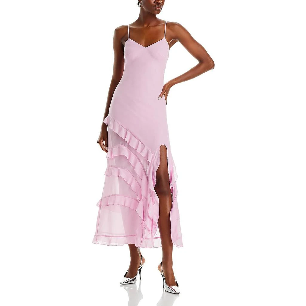 Bardot Cantara Womens Ruffle Tiered Maxi Dress 1