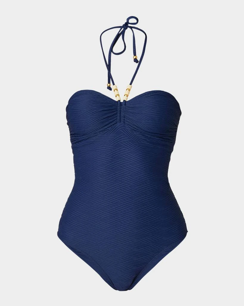 Shoshanna Cinched One-Piece Swimsuit 1