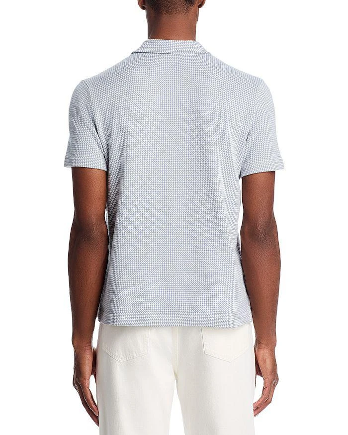 The Men's Store at Bloomingdale's Houndstooth Cotton Knit Polo Shirt - Exclusive 4