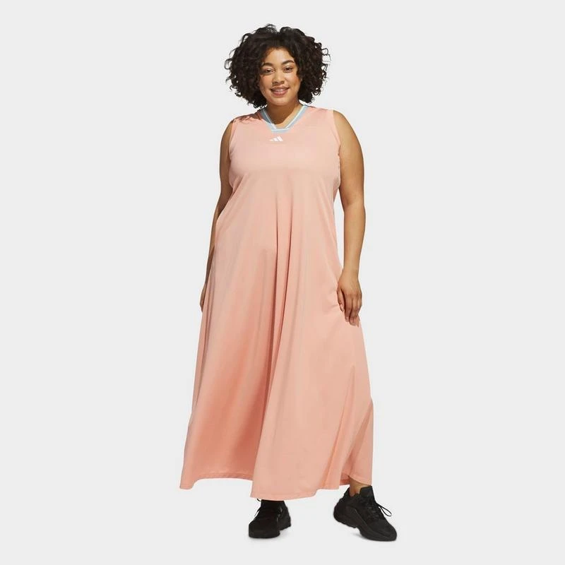 Adidas Women's adidas Tiro Cut 3-Stripes Soft Mesh Long Dress