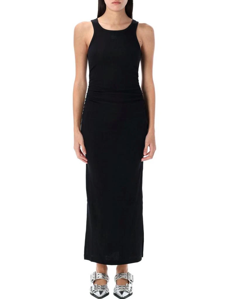 Ganni Rib Knit Tank Top Long Dress  On Sale Now with Up to 30% Off |  Discover Exclusive Deals & Savings at BeyondStyle  Authentic Ganni clothe| dress|women|ganni-long-dress-rib-tank-top with Limited-Time Discounts, Free