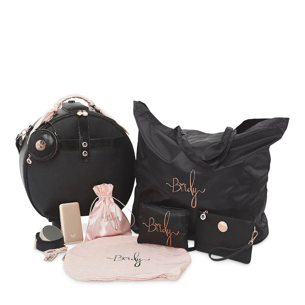 Smart Birdy Wings Black Rose 11 Pc Luggage Set 1