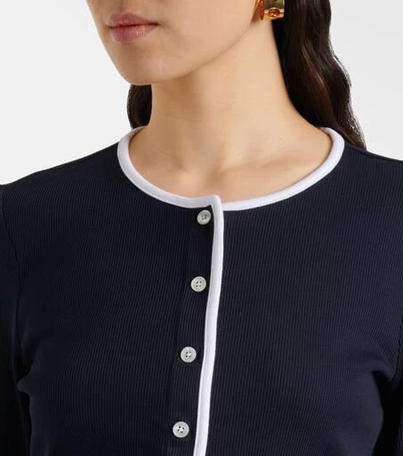 VERONICA BEARD Wilmer cotton-blend cardigan 4