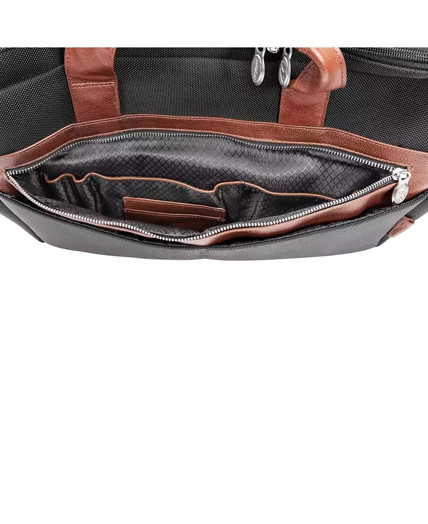 McKlein Southport 17" Nylon Dual-Compartment Laptop Tablet Briefcase 3
