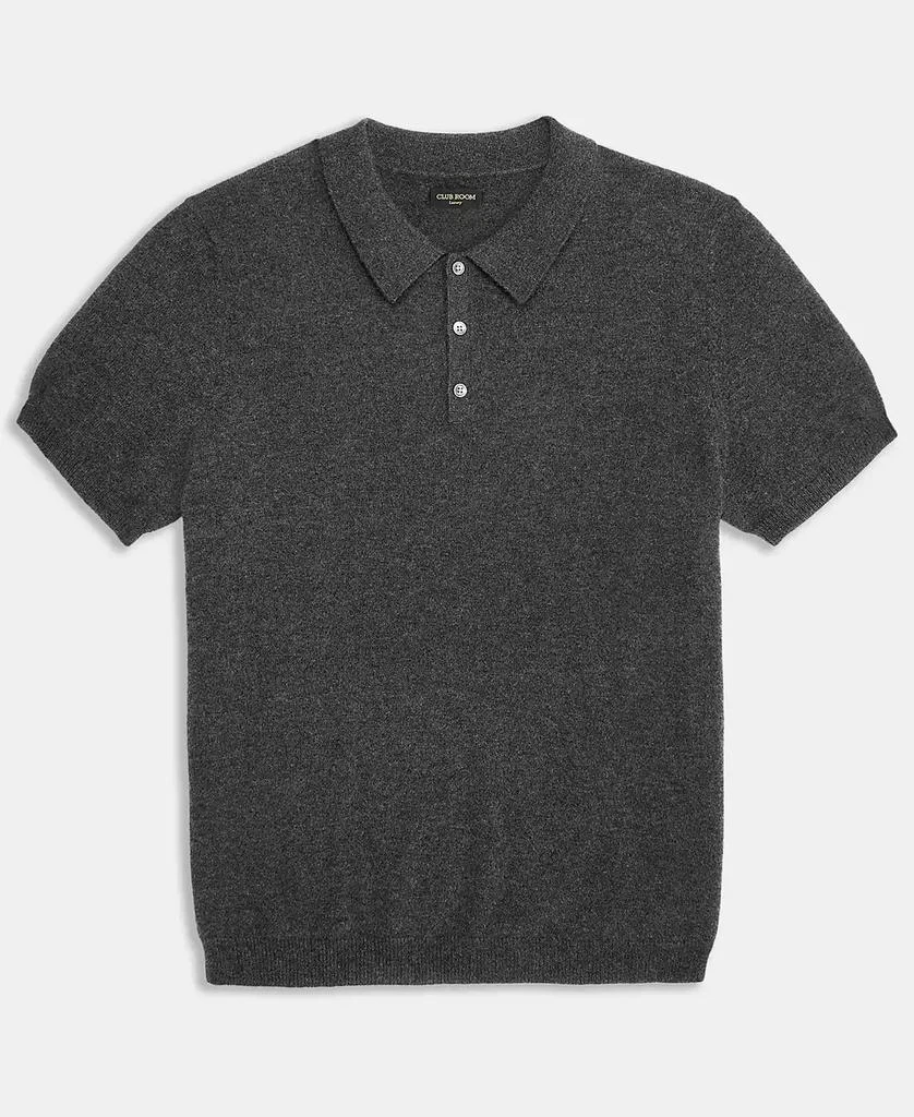 Club Room Men's Regular-Fit 100% Cashmere Sweater Polo Shirt, Macy's Exclusive 3