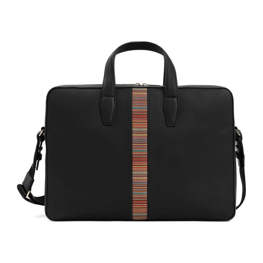 Paul Smith Paul Smith Signature Stripe Zipped Laptop Bag 1
