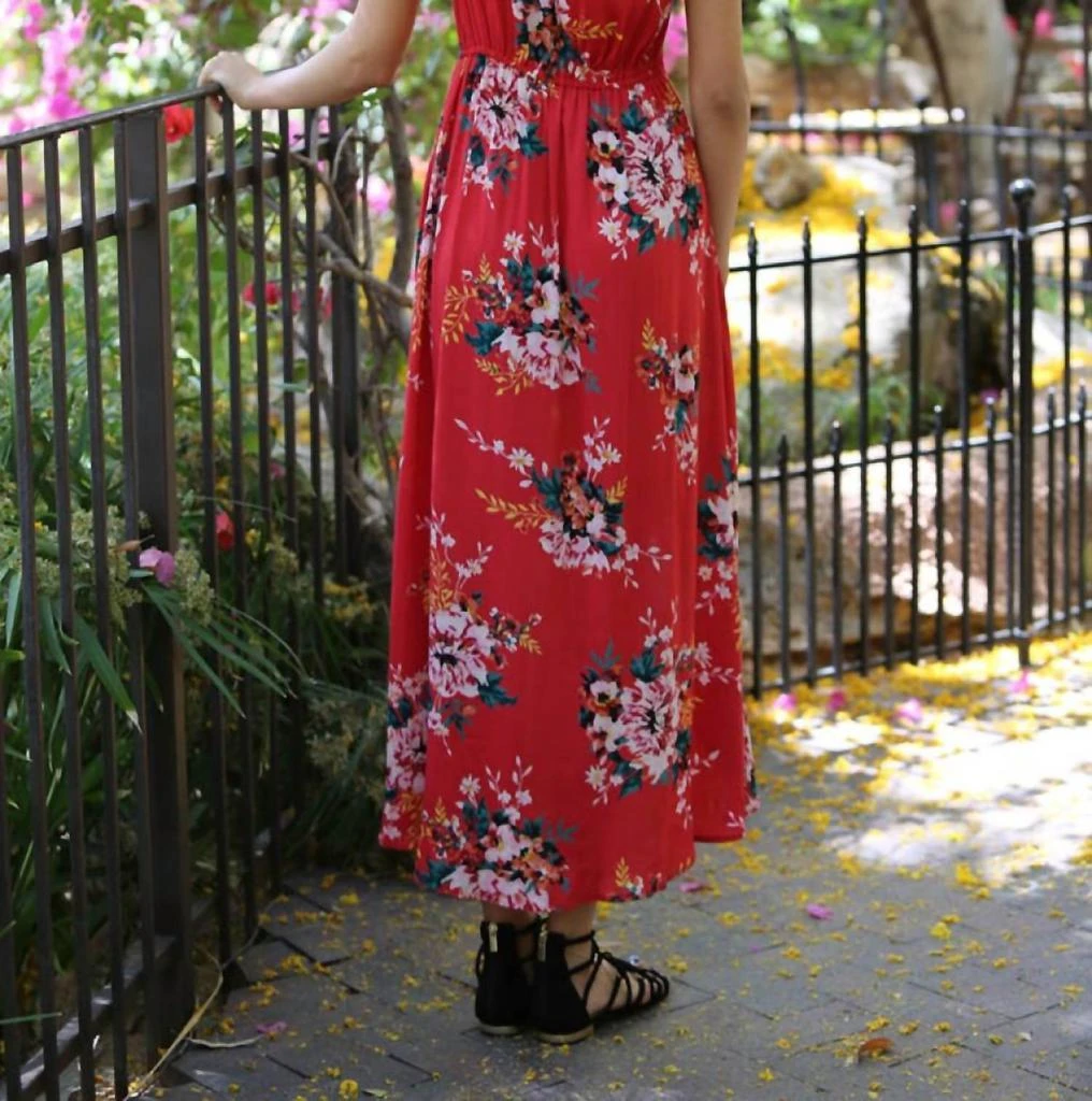 Angie Angie - Floral Walk Through Maxi Romper 4