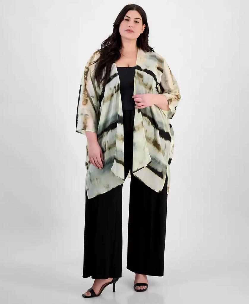 Anne Klein Plus Size Chiffon Kimono 2